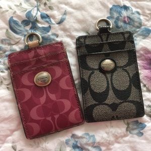 Coach Name Badge Holders